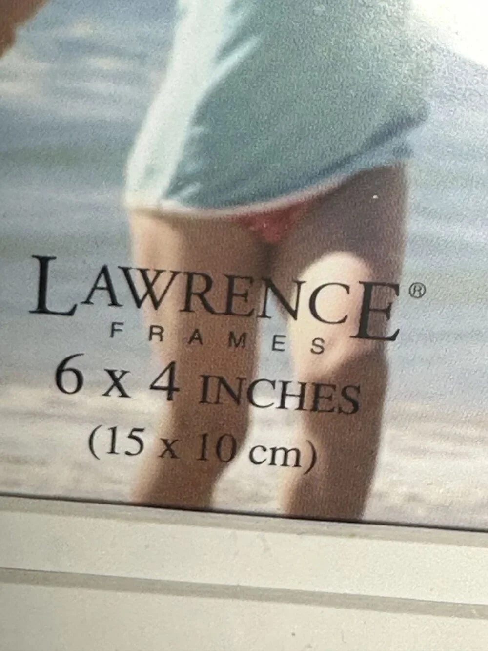 Lawrence Frames Grandkids 4x6 Wood Photo Frame Dark Cherry NIB Tabletop